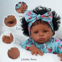 BABESIDE Lifelike Reborn Black Girl - Realistic Newborn Real Life Baby Dolls