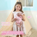 Wooroy 16 Inch Lifelike Newborn Preemie Baby Dolls Soft Cloth Body Gift